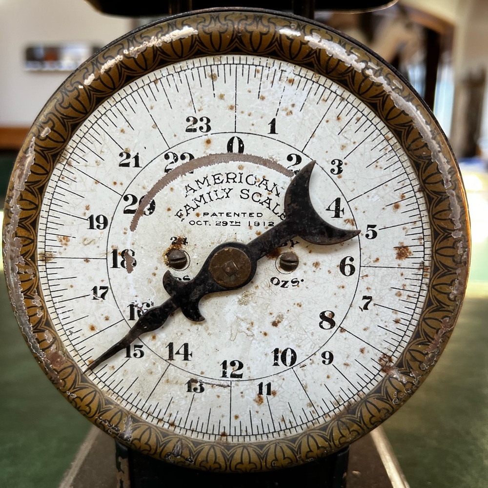 Vintage Antique Black American Family Scale